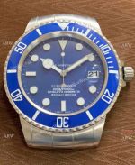 2019 New Rolex Submariner Silver & Blue Clock Copy Rolex Wall Clock